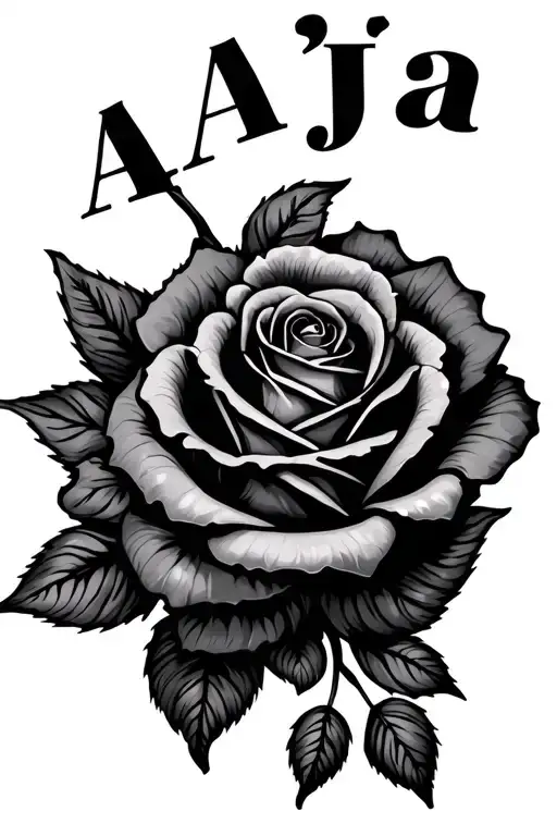 Name A'ja With Roses