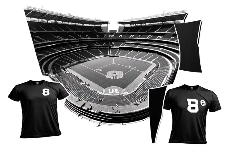 Stadium With 3 Tshirt Seperate Pieces