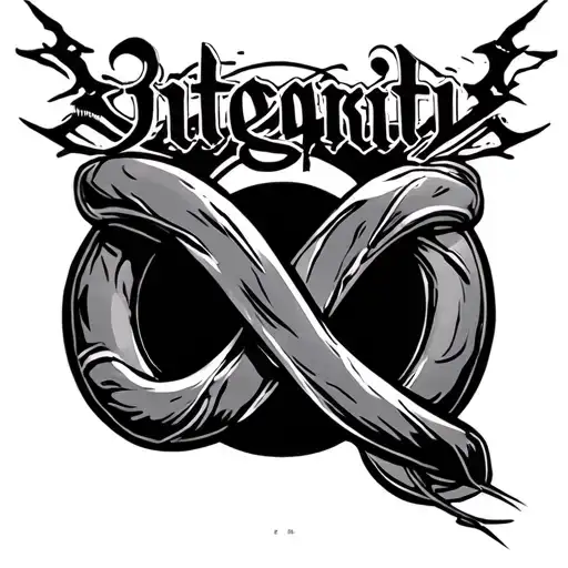 Infinity Knot Featuring Integrity Words