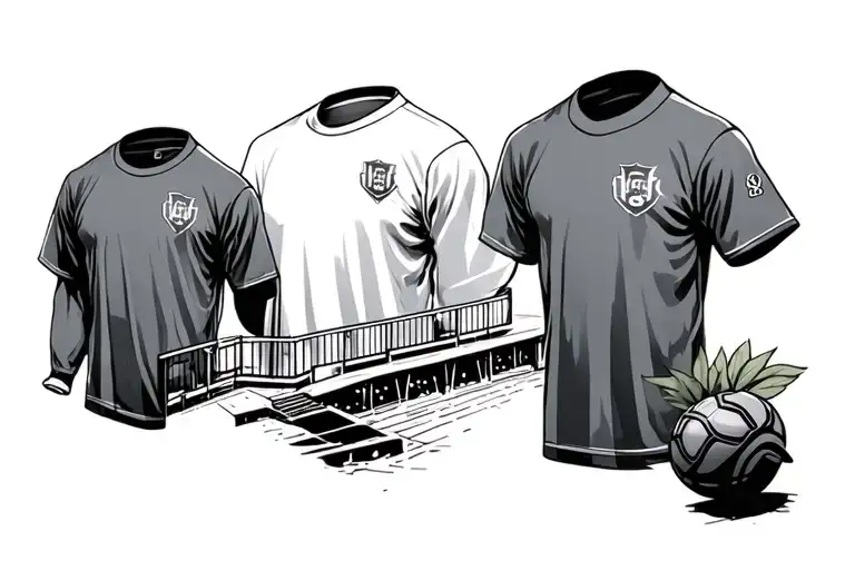 Stadium With 3 Tshirt In Bathhouse