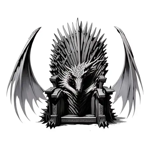 Create The Game Of Thrones Iron Throne With A Dragon