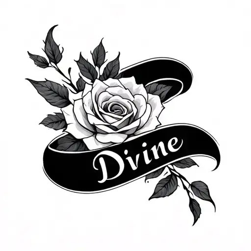 Divine In Cursive