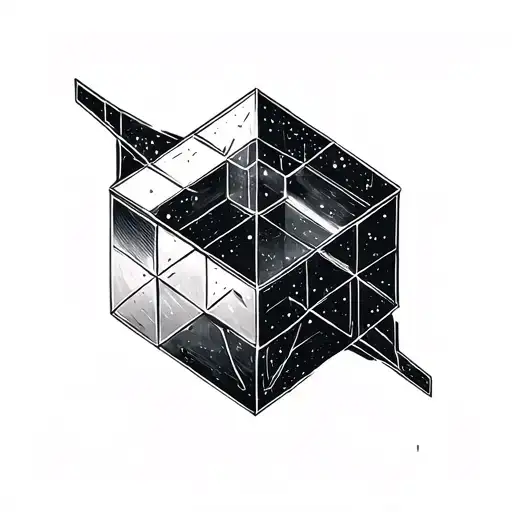 Hypercube In Space