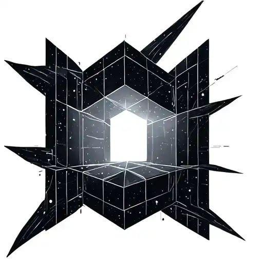 Hypercube In Space