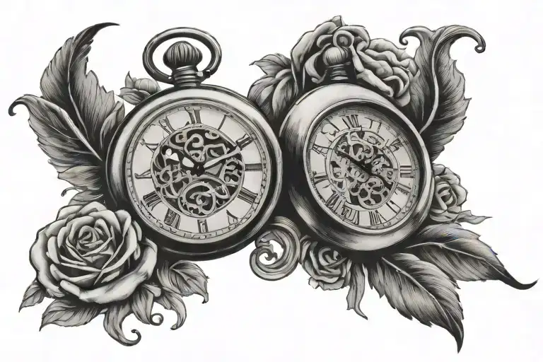 Julian Pocket Watch Face Surrounded