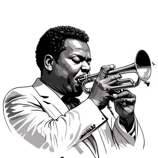 Jazz Musician With Trumpet