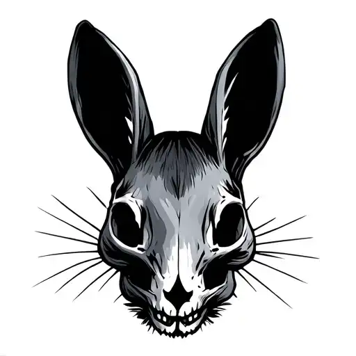 Rabbit Skull Smiling