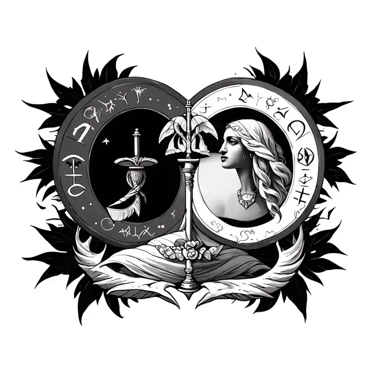 Raabe And Libra Zodiac Sign Inside