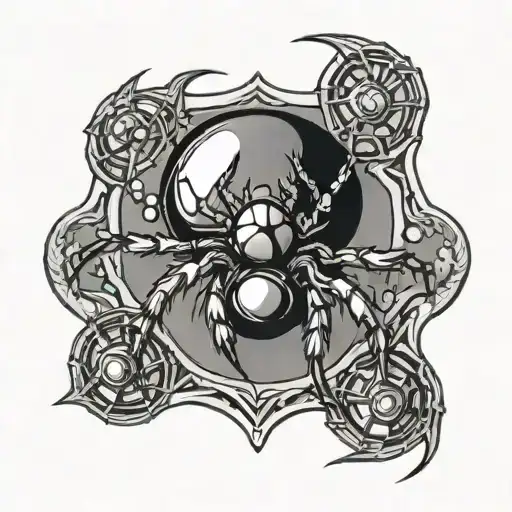 Spider With 8Ball Body