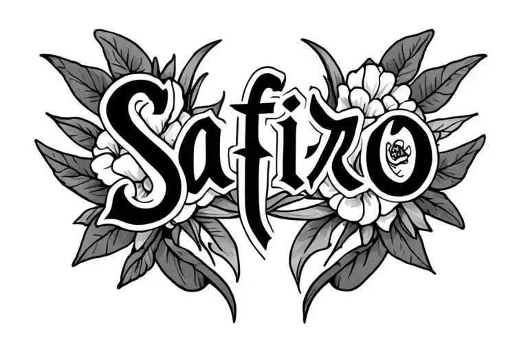 Safiro Name On Hand