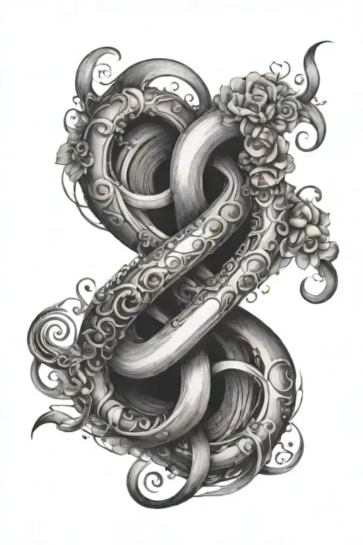 What Can I Put Under Or Above An Infinity Symbol On A Arm