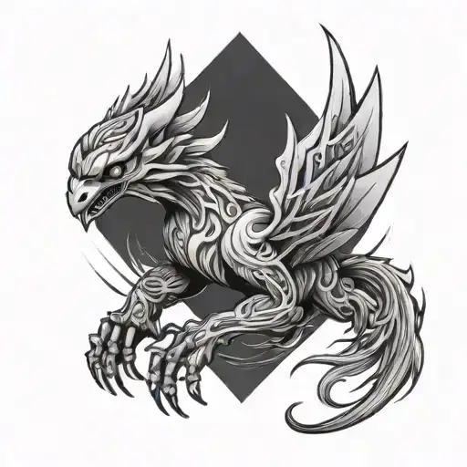 Phonix With Claws Out