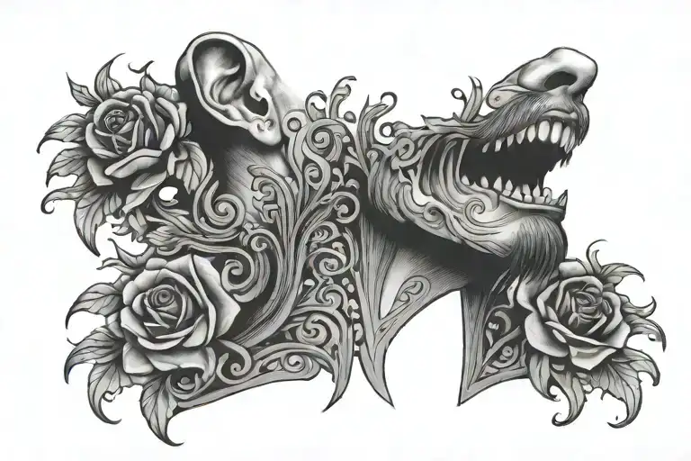 Neck Tattoo For Men