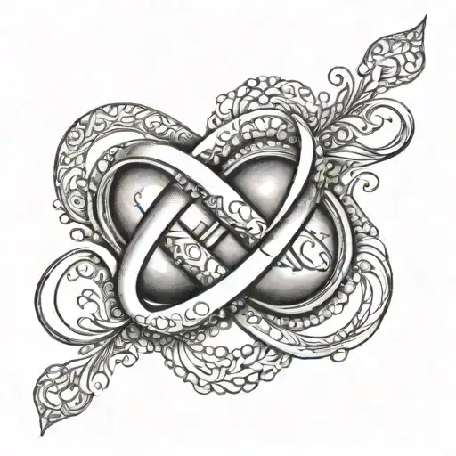Infinity Sign With Three Names Incorporated