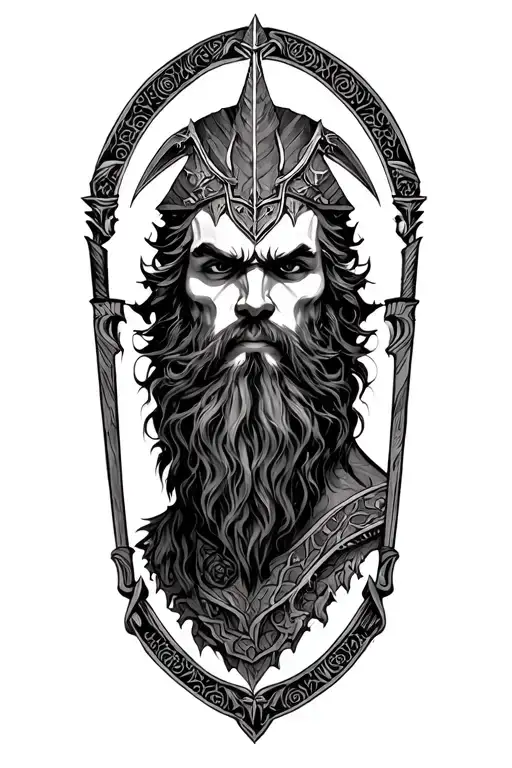 Northman Tattoo Design