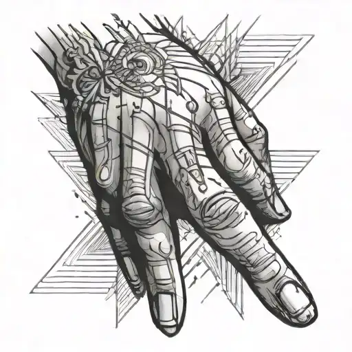 Lines On Hand And Fingers