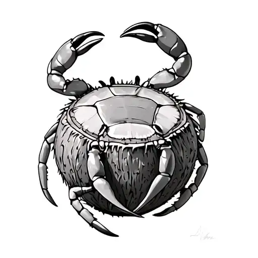 Coconut Crab On A Coconut