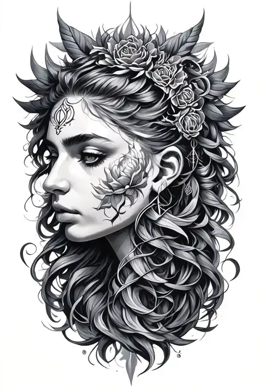 Aires Zodiac Sign Tattoo Featuring