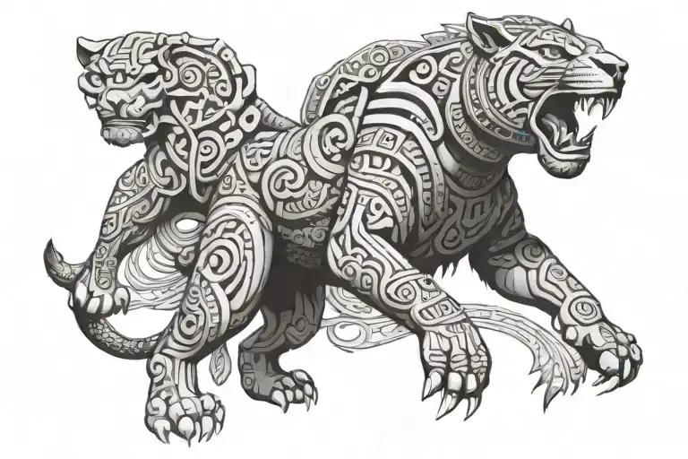 Aztec Jaguar Warrior