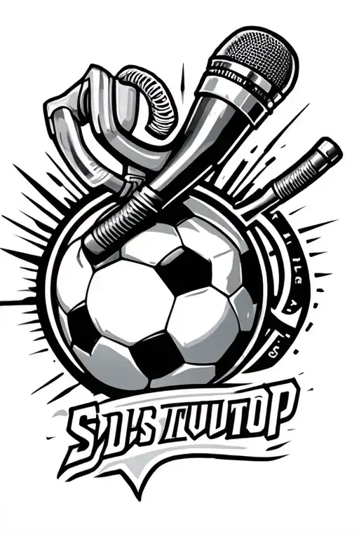 Soccer Ball With Mic And Snorkel Logo Incorporated