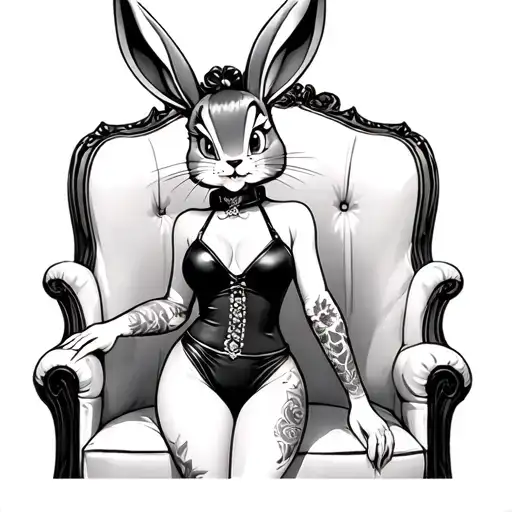 Lola Bunny With Sexy Outfit