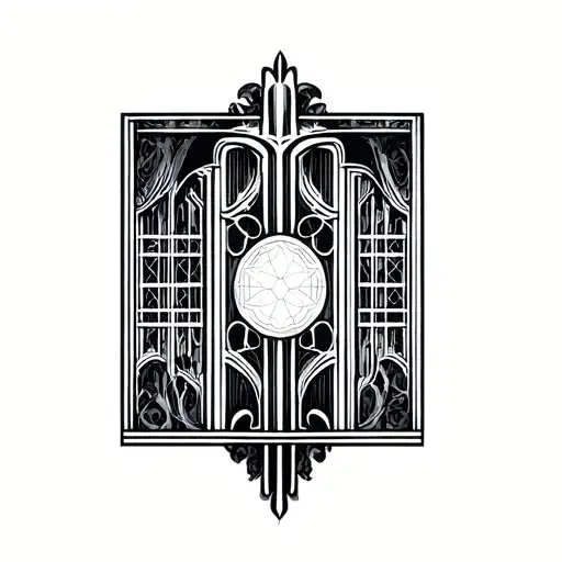 Art Deco Architecture Patterns Inspired