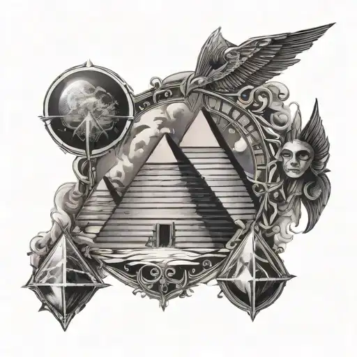 Umbris With Pyramids