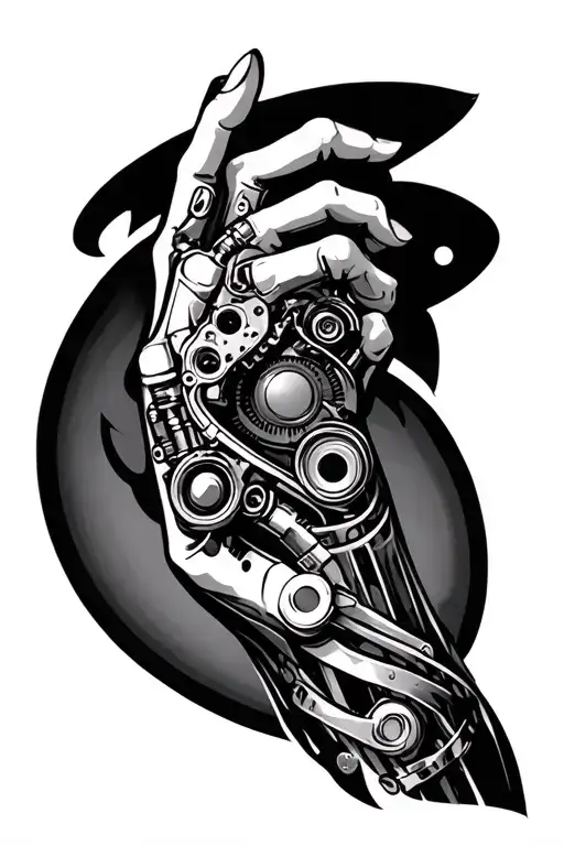 Steampunk Biomechanics Arm