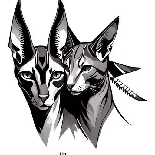 Anubis And Bastet