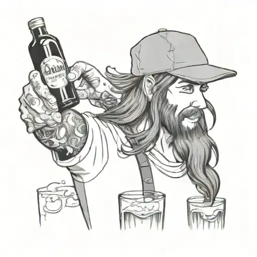 Long Haired Bartender
