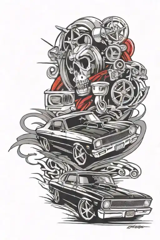 Chevy Nova Ss Cherry Red