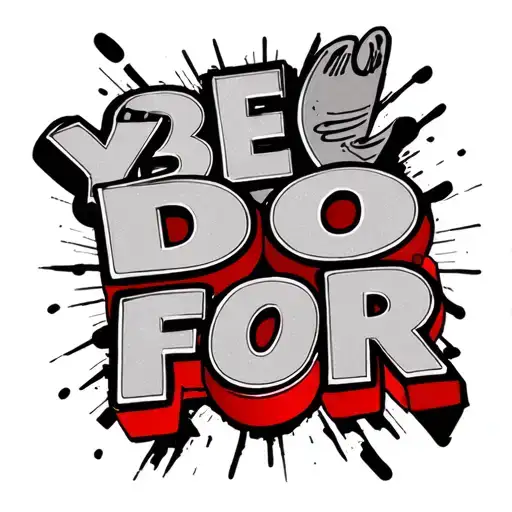 A Big Red You On The Background And In Front Piled Up The Words Be Do For