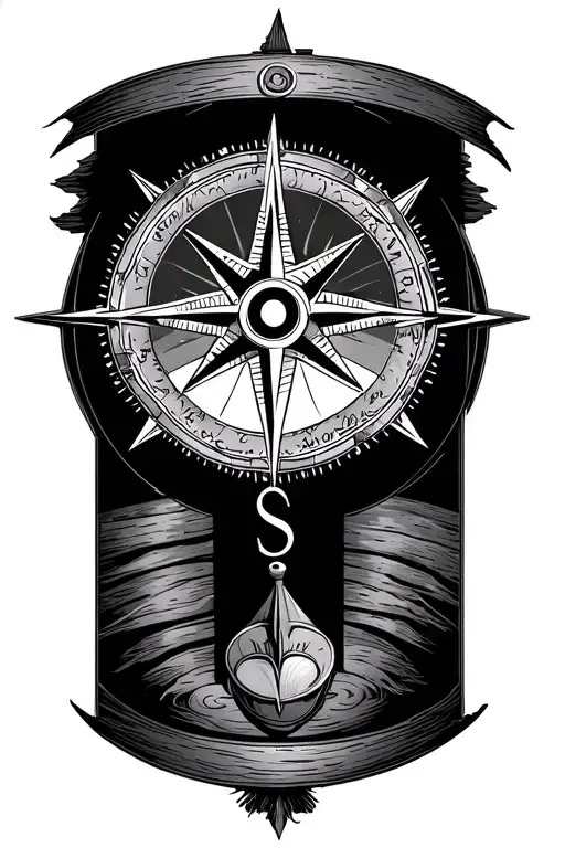 Family Compass Inside Circle