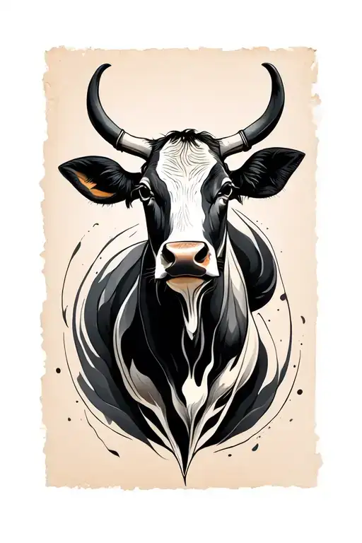 Wabi Sabi One Line Tatoo Meaningful Calf Muscle