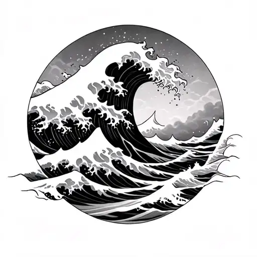 Ocean Wave On The Forearm