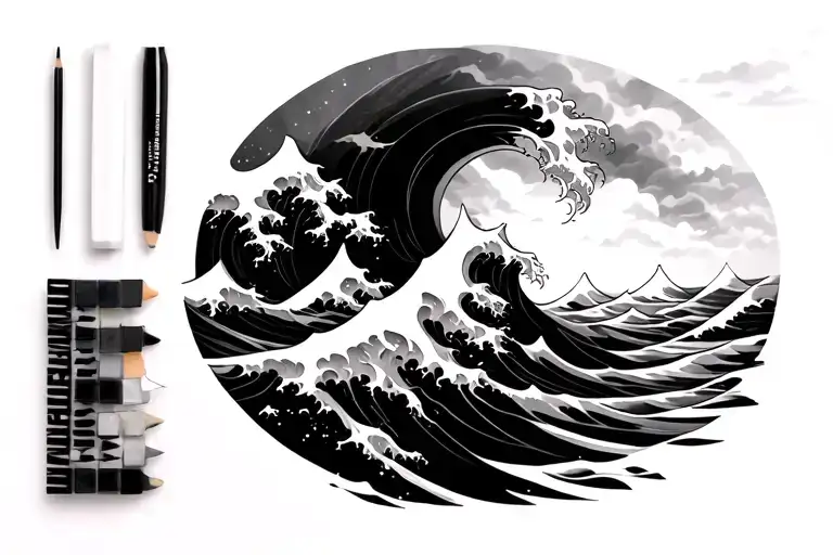 Ocean Wave On The Forearm