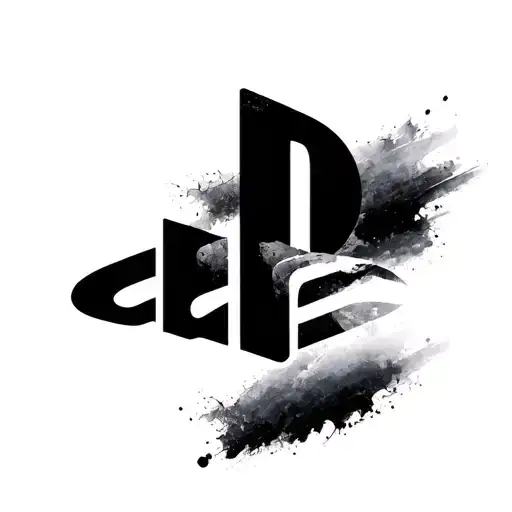 Faded Playstation Logo