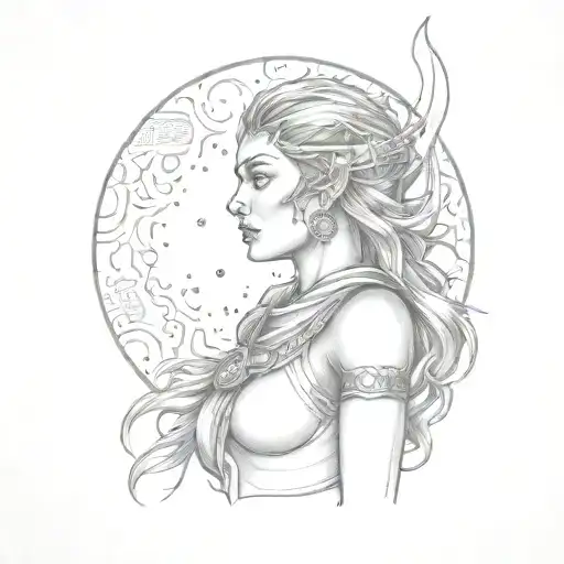 Moon Warrior Woman