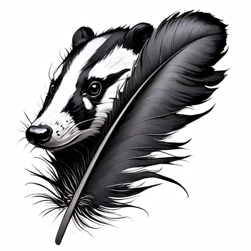 Badger Feather
