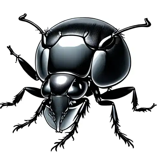Beetle Drinking Juice