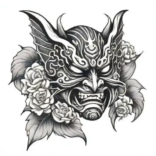 Butterfly Oni Mask