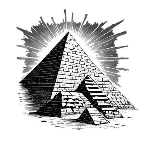 Pyramids And Rays