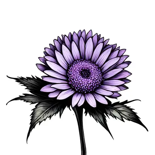 Aster And With Violet