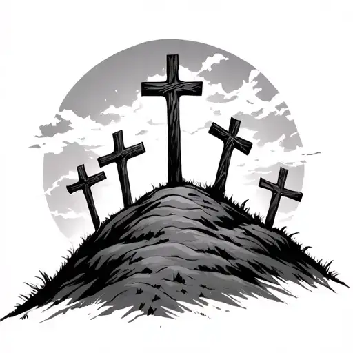 3 Crosses On A Hill