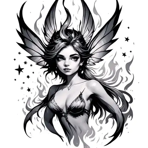 All Elements Like Stars With A Fire Pixie