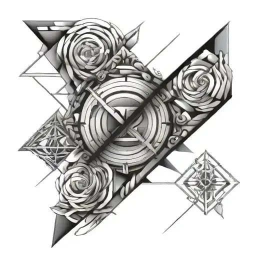 Geomtric Design For Sleeve