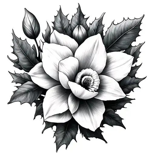 Holly And Narcissus