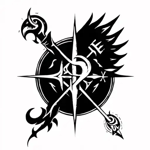 Zodiac Sagittarius And Slavic Runes