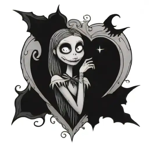 Sally From Nightmare Before Christmas Heart