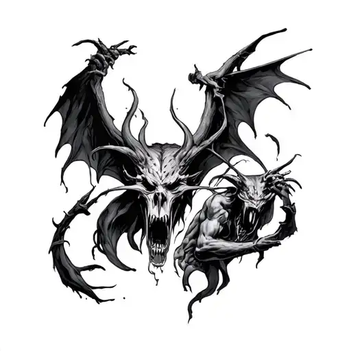 Battle Of Survival Within Demons